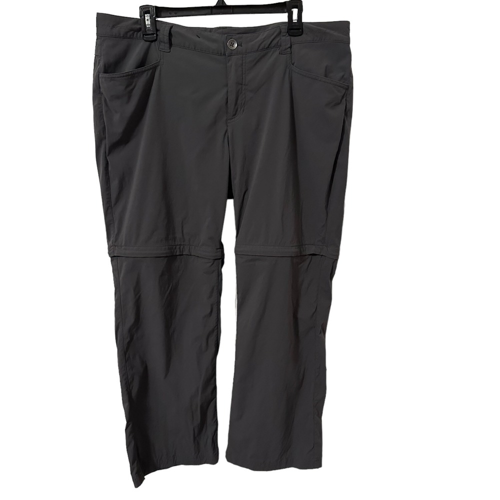 EDDIE BAUER Sport Women's Outdoor Zip Off Convertible Shorts Hiking Pants Sz 16P